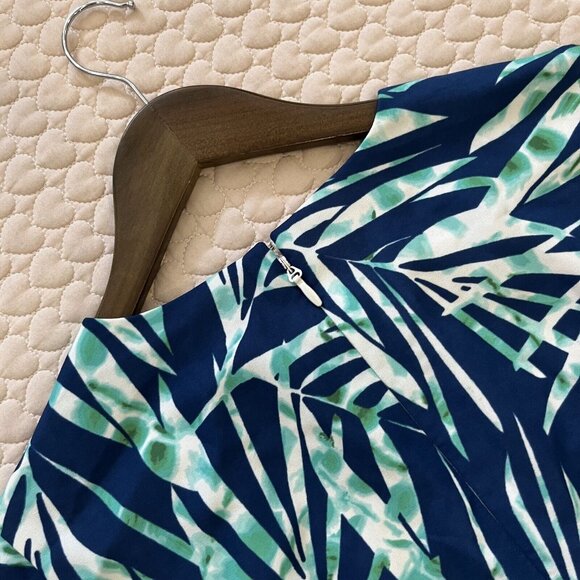 NWOT BCBG MaxAzria Tilli Printed A-Line Dress Size S Long Sleeve - Picture 10 of 11